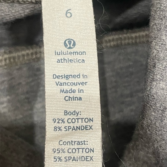 Lululemon Women's Rest Day Pullover Vintage Sports Grey Size 6 - Picture 11 of 12